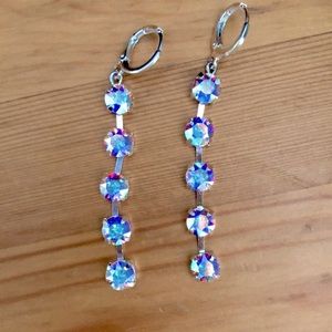 Aurora Borealis Crystal Drop Earrings